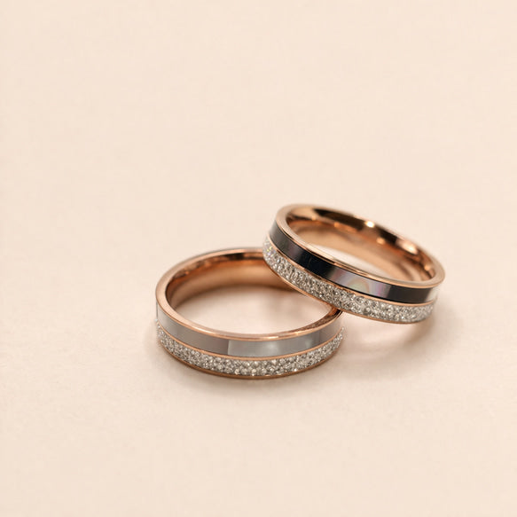 リング|シェル|サージカルステンレス│金属アレルギー対応│変色しにくい│気品ある Lumiere Shell Ring