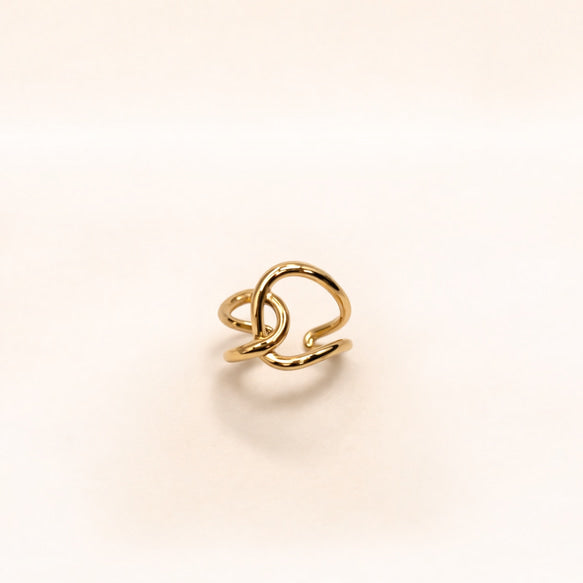 リング|オープンリング|サージカルステンレス│金属アレルギー対応│つけっぱなしOK│馴染みのいい Grace Open Ring