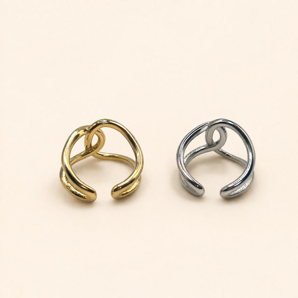 リング|オープンリング|サージカルステンレス│金属アレルギー対応│つけっぱなしOK│馴染みのいい Grace Open Ring