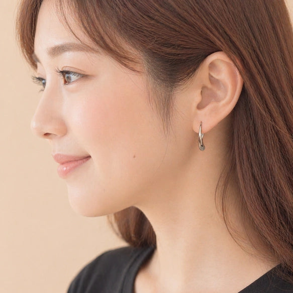 みんな大好き!ドロップラインピアス│金属アレルギー対応│サージカルステンレス│つけっぱなし