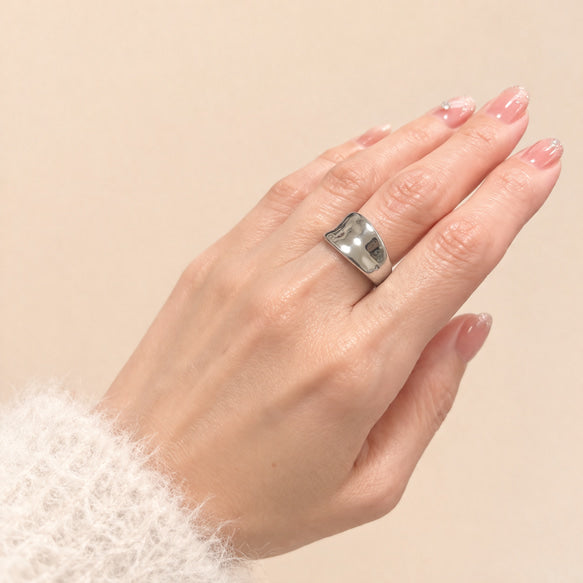 リング｜グロスリング｜サージカルステンレス│金アレ対応│つけっぱなしOK│上品ツヤ仕上げ│Gloss Ring