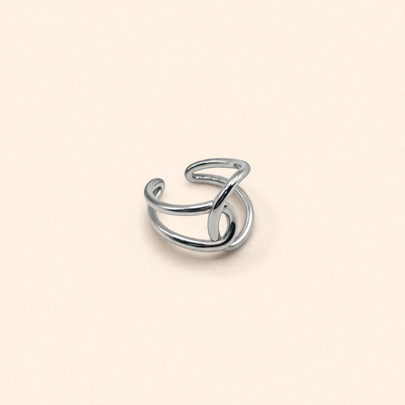 リング｜オープンリング｜サージカルステンレス│金属アレルギー対応│つけっぱなしOK│馴染みのいい Grace Open Ring